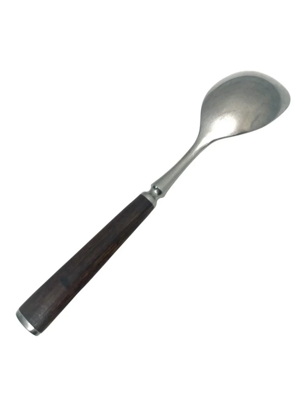 DANSK Anvil Soup Spoon Wood Handle Danish Design Flatware